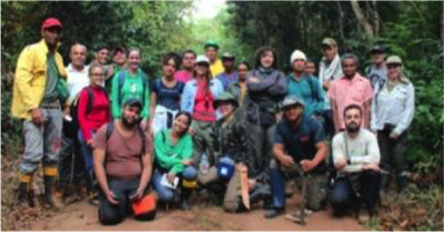 Scientists and locals collaborating to monitor biodiversity