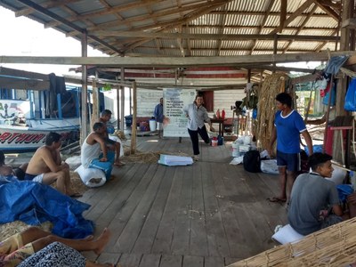 Iniciativas de monitoramento participativo do pirarucu engatam no estado do Amazonas